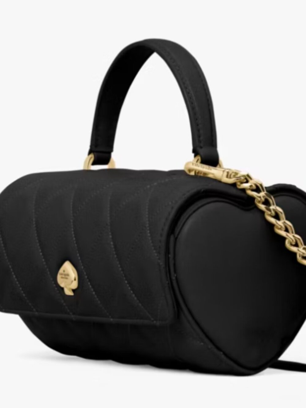 Kate Spade Heart Barrel Quilted Crossbody - NWT